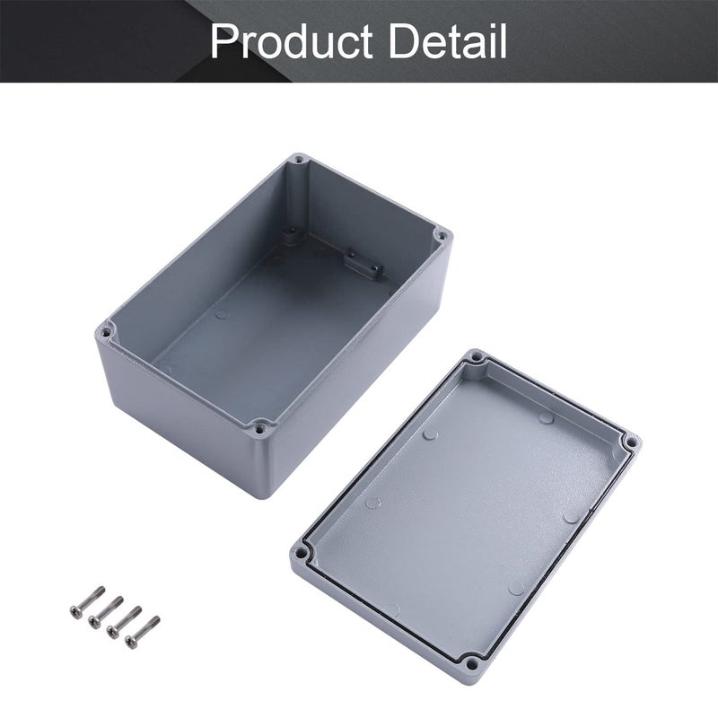 Fielect Aluminum Enclosure Project Box Waterproof IP65 Metal Junction Box Universal Electrical Project Enclosure Box, 7.40" x 4.72" x 3.07" - Image 5